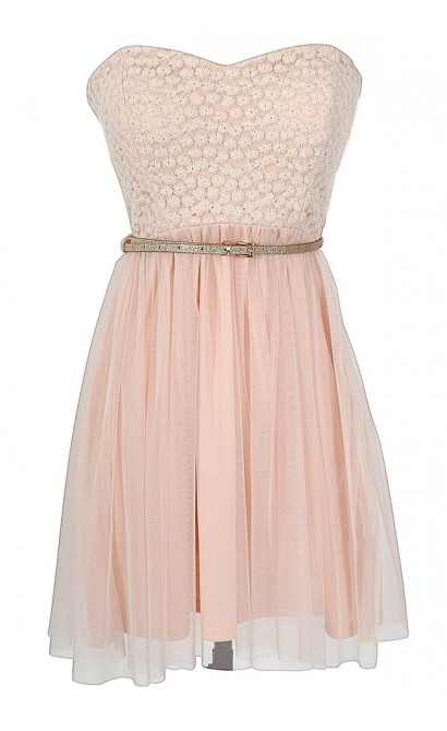 Boho Glam Dress in Pink